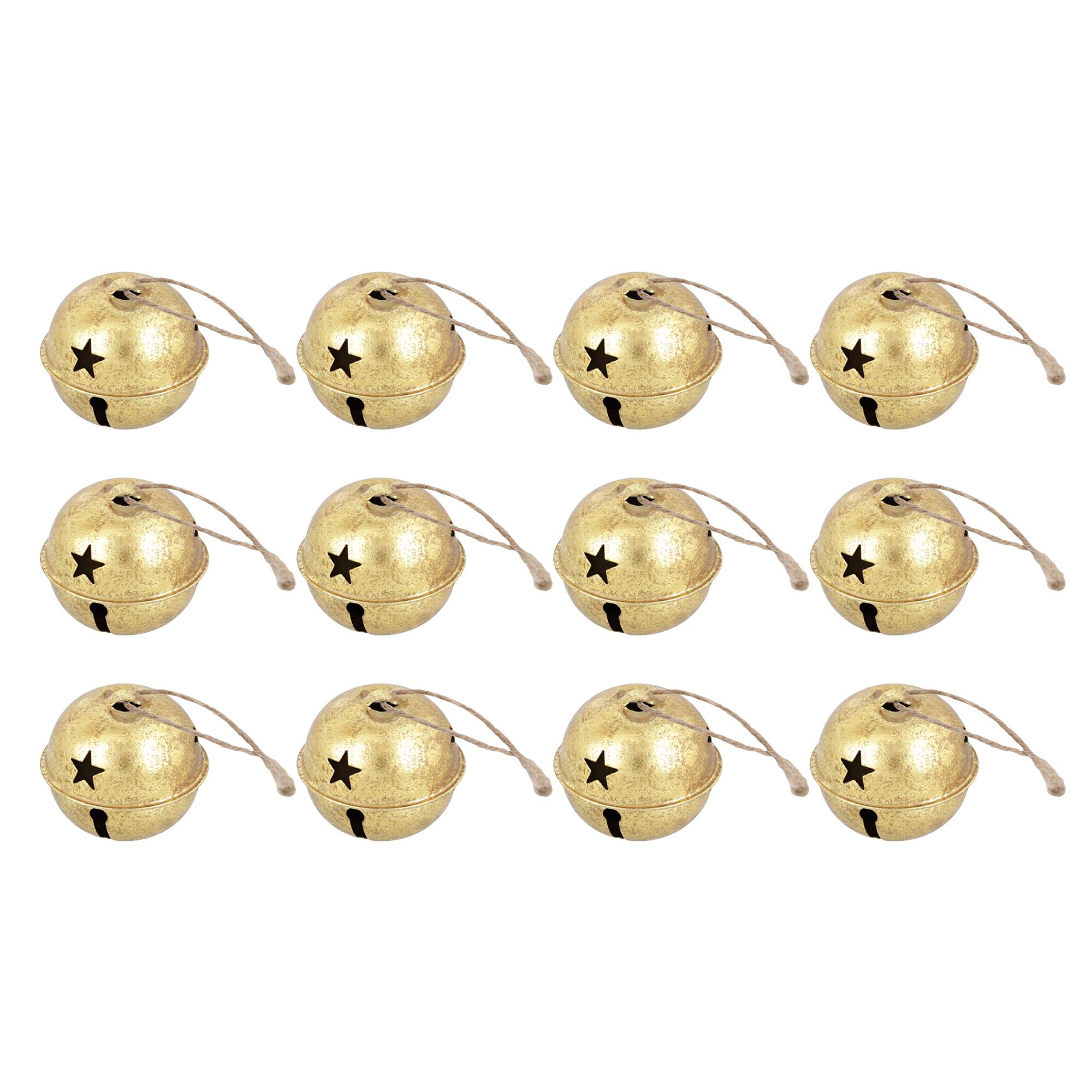 Haute Decor 12ct. 2" Jingle Bell Ball Ornaments